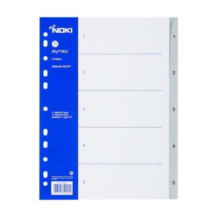Noki 1-5 Rakam Seperatör Ayraç 1Paket (12 adet)