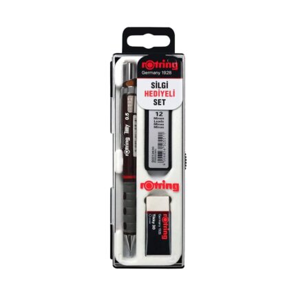 Rotring Tikky RD  0.5mm Versatil+Min Silgi Hediyeli - Bordo