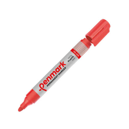 Penmark Yuvarlak Uç  Permanent Marker Kırmızı Koli Kalemi