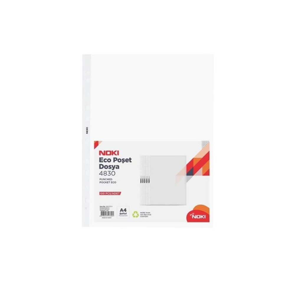 nokiposetdosya1.png Noki Eco Poşet Dosya 500 Adet (5 Paket) - Görsel 1
