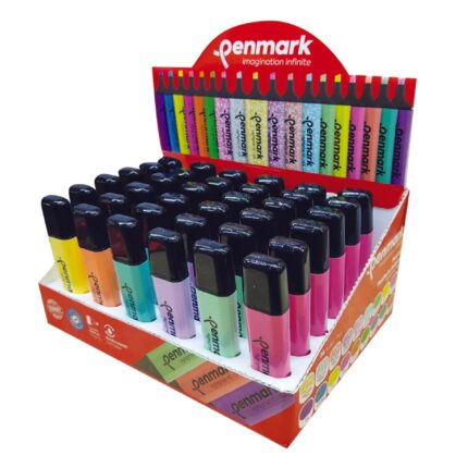 PENMARK FOSFORLU KALEM 36 LI STAND NEON RENKLER