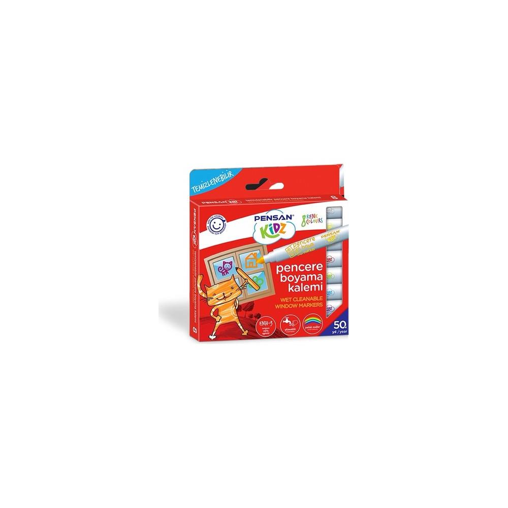 pensan-kidz-temizlenebilir-8-renk-pencere-93226.jpg PENSAN Kıdz Temizlenebilir 8 Renk Pencere - Görsel 1