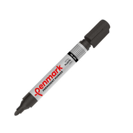 Penmark Yuvarlak Uç  Permanent Marker Siyah Koli Kalemi