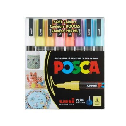 Uniball Posca Markör Soft Renk 8 Li