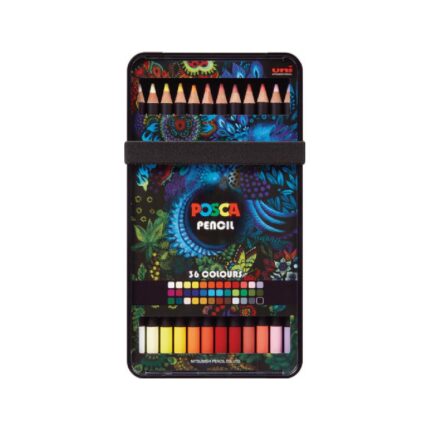 Uniball Posca Pencıl Boya Kalemi 36 Lı Kalem Kutu